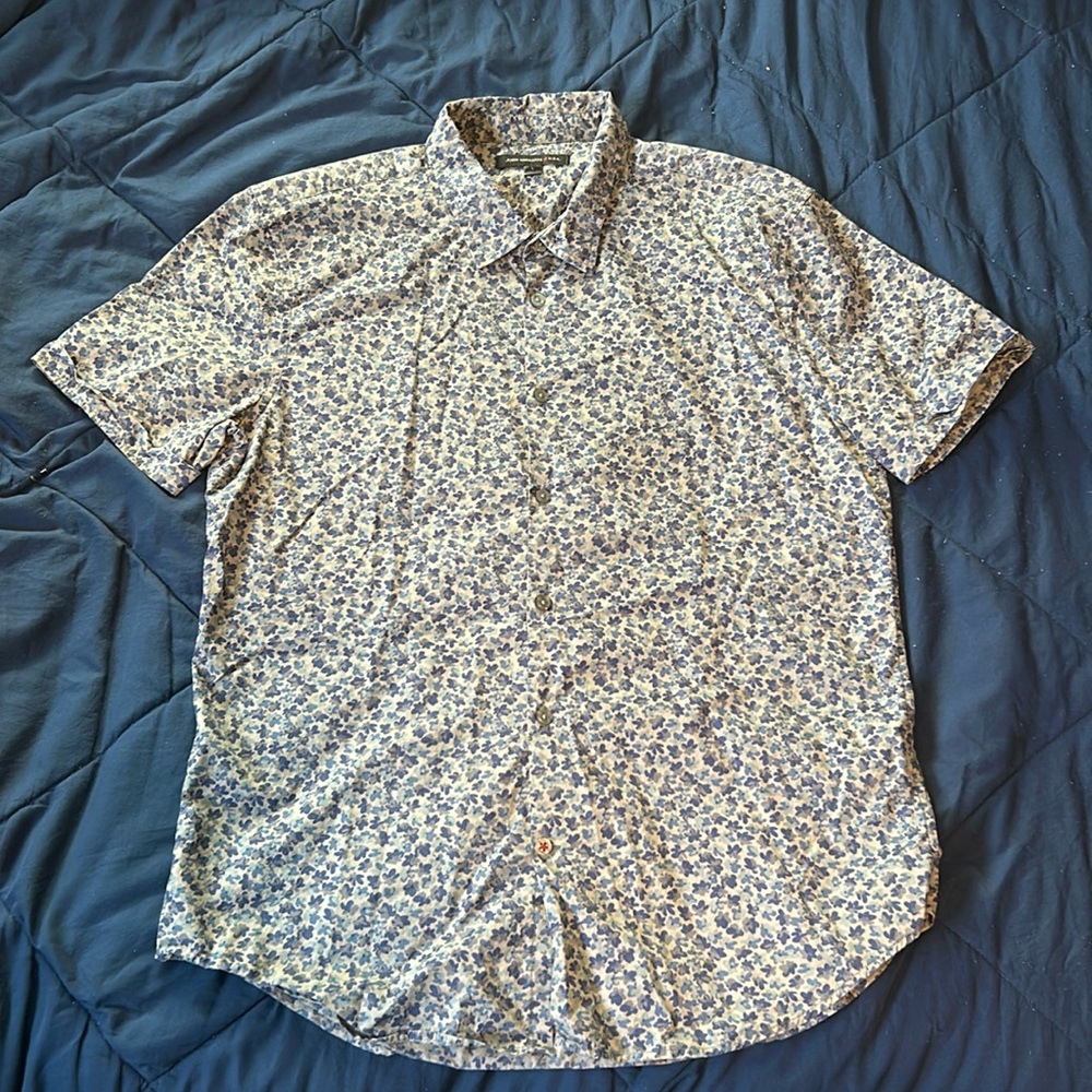 John Varvatos Button down t shirt.